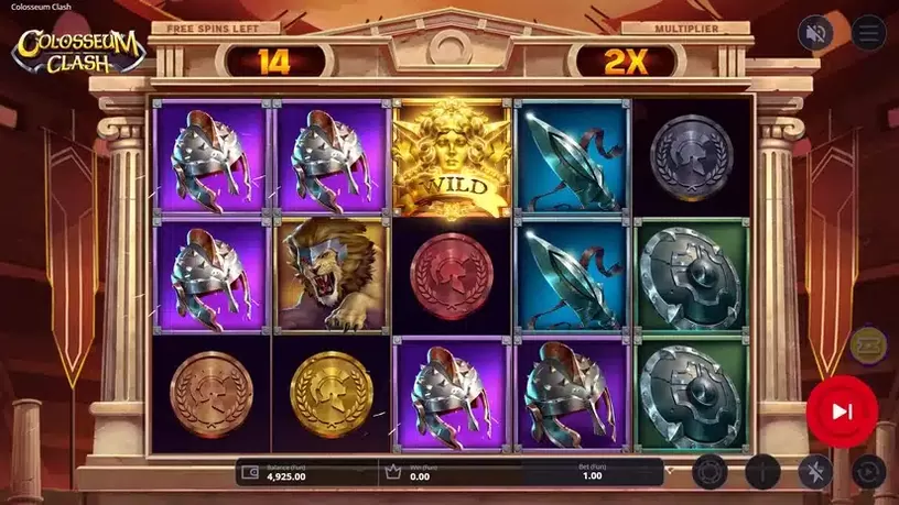 Colosseum Clash slot screenshot 4