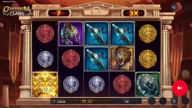 Colosseum Clash slot screenshot 5