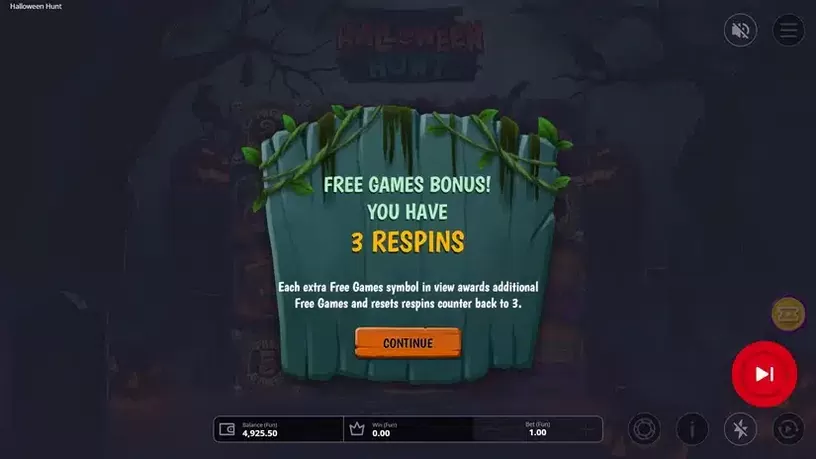 Halloween Hunt slot screenshot 3
