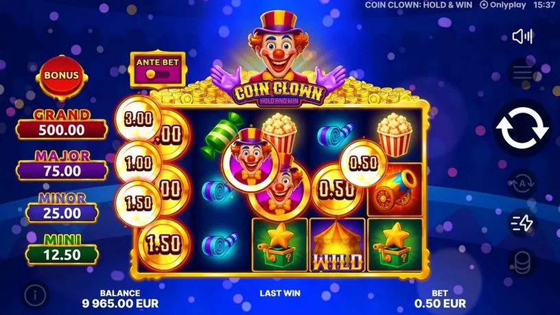 Coin Clown slot screenshot 2