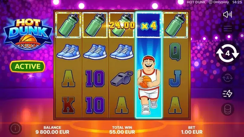 Hot Dunk slot screenshot 5