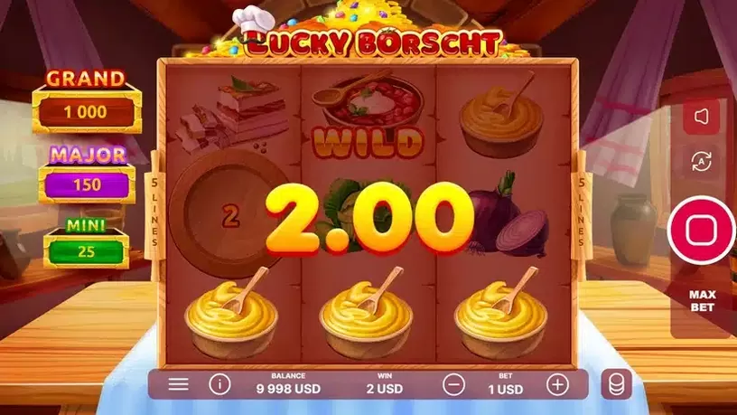 Lucky Borscht slot screenshot 2