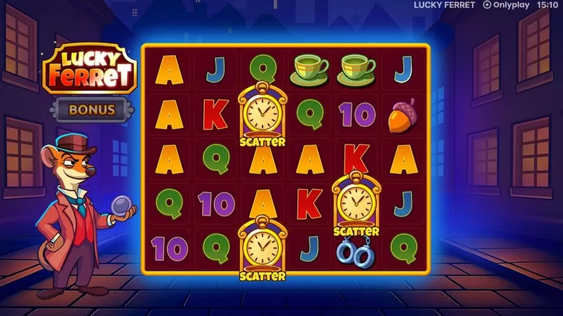 Lucky Ferret slot screenshot 2