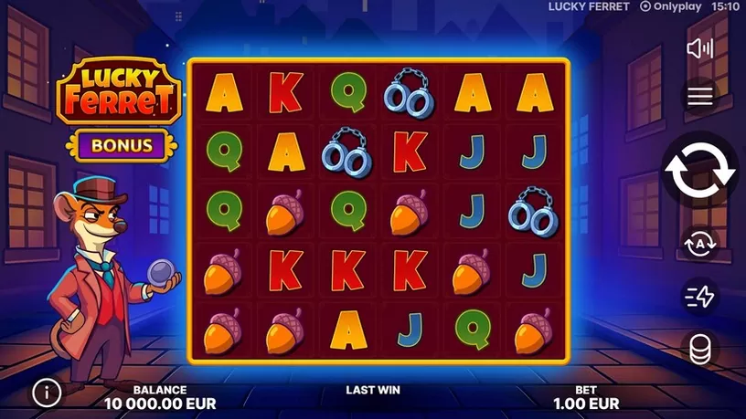 Lucky Ferret slot screenshot 1