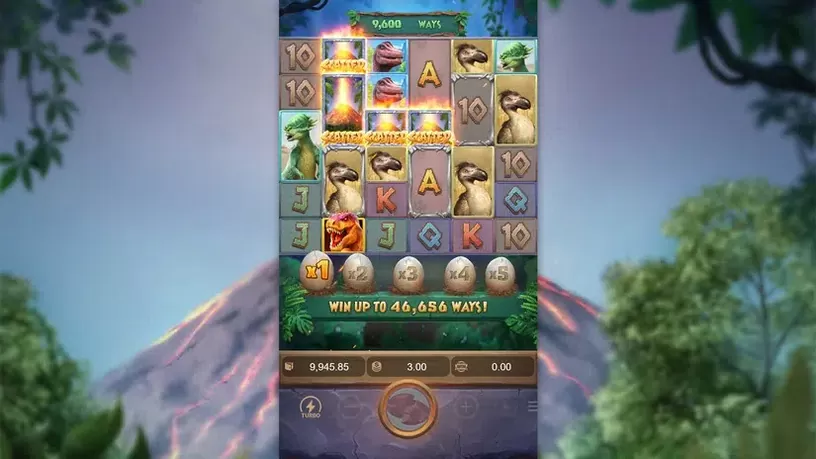Jurassic Kingdom slot screenshot 4