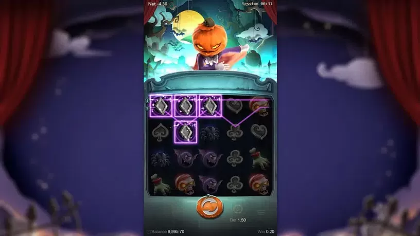 Mr. Hallow-Win slot screenshot 2