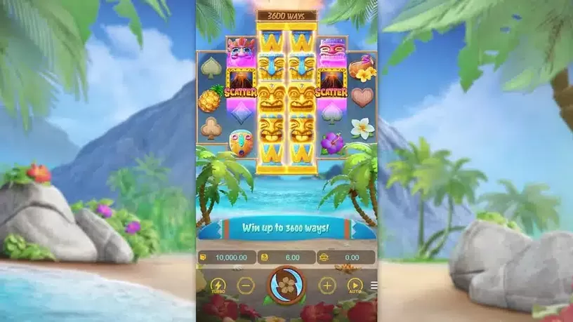 Hawaiian Tiki slot screenshot 1