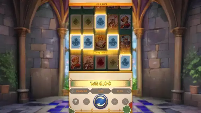 Poker Kingdom Win slot screenshot 2