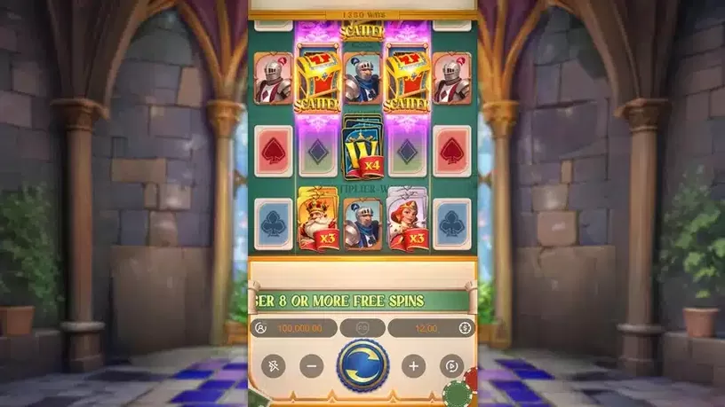 Poker Kingdom Win slot screenshot 1