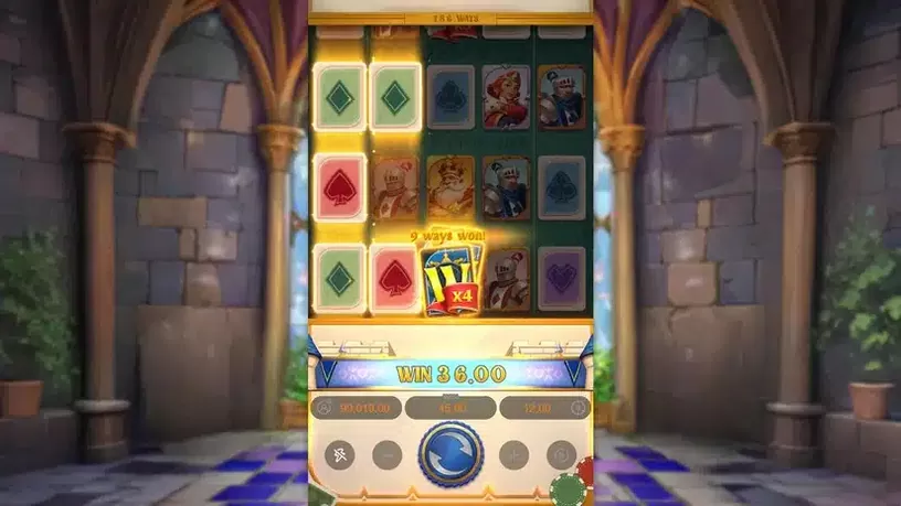 Poker Kingdom Win slot screenshot 3