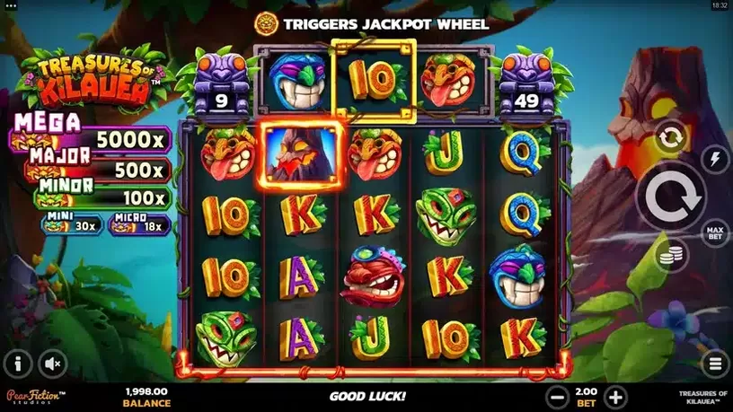 Treasures of Kilauea slot screenshot 1