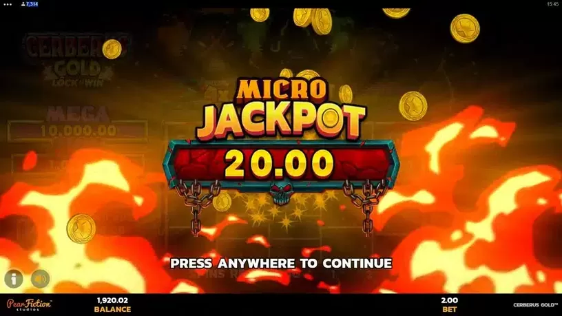 Cerberus Gold slot screenshot 5