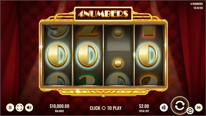 4 Numbers slot screenshot 1