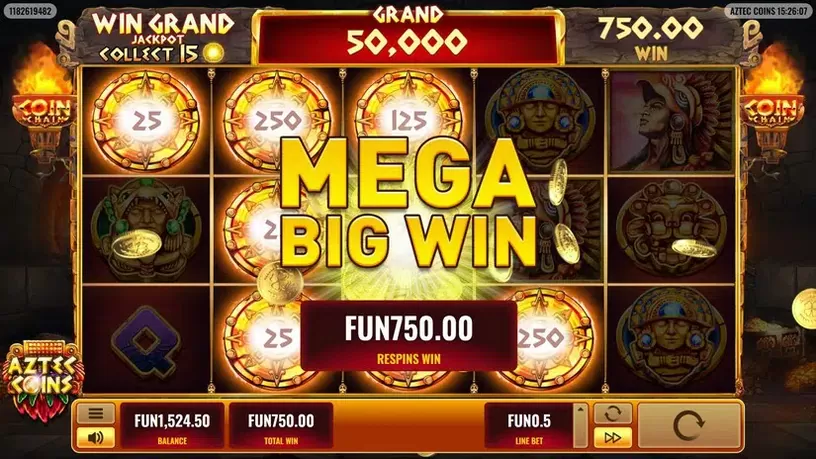 Aztec Coins slot screenshot 4