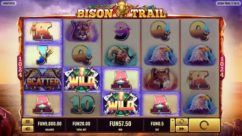 Bison Trail slot screenshot 2