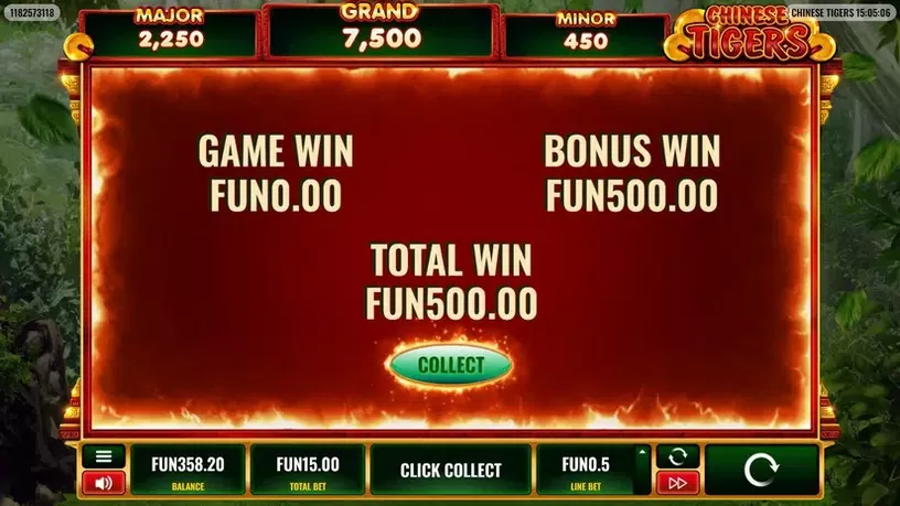 Chinese Tigers slot screenshot 6