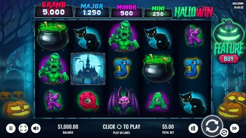 Hallowin slot screenshot 1