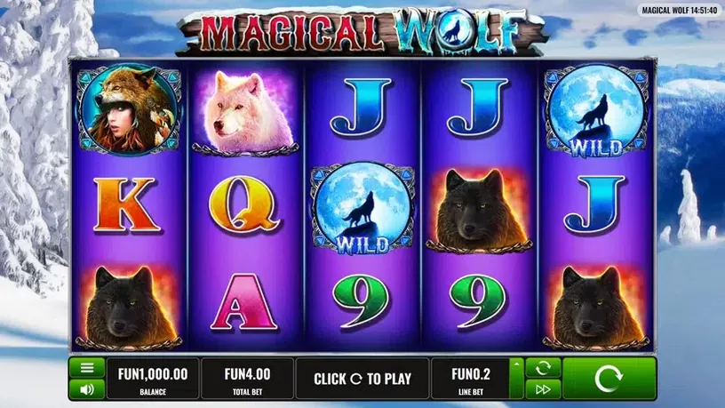 Magical Wolf slot screenshot 1