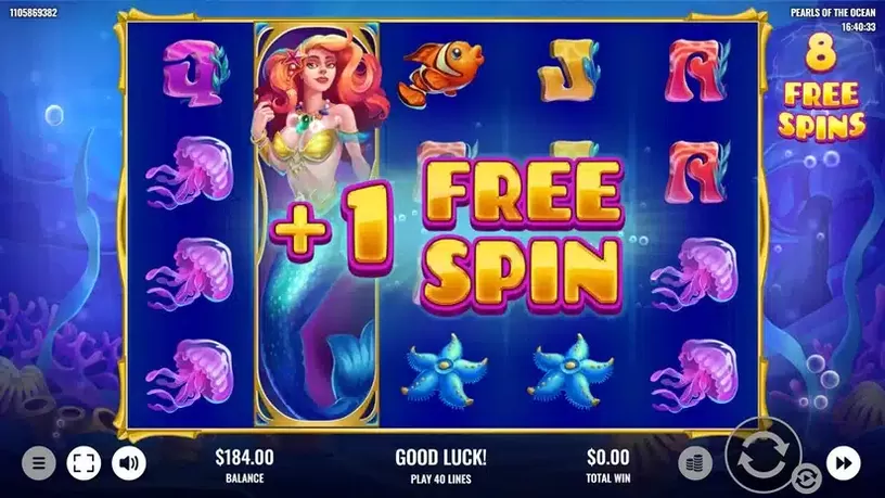 Pearls of the Ocean slot screenshot 5