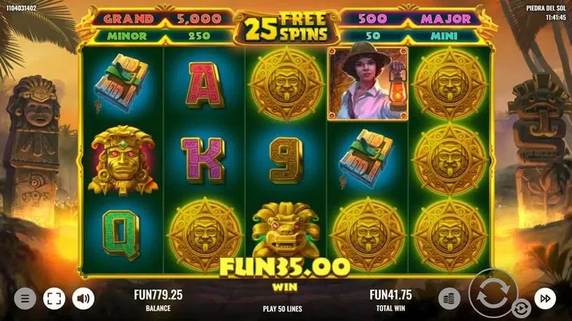 Piedra del Sol slot screenshot 7