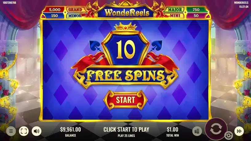 Wondereels slot screenshot 3