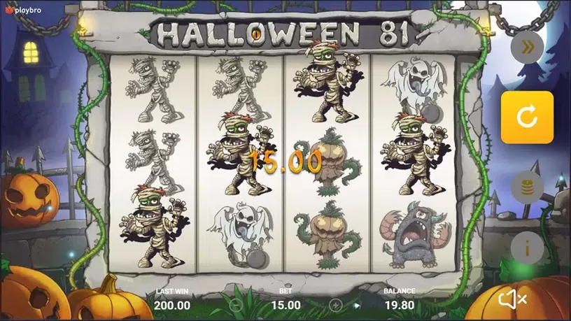 Halloween 81 slot screenshot 3
