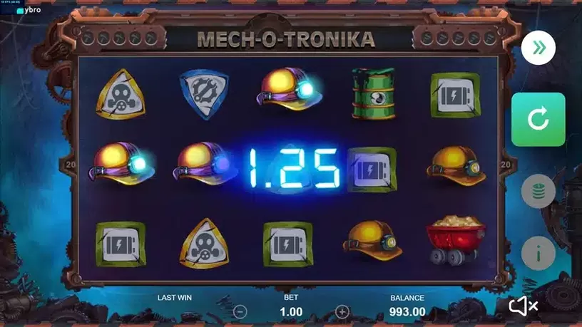 Mech-o-tronika slot screenshot 2