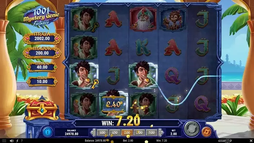 1001 Mystery Genie Fortunes slot screenshot 4