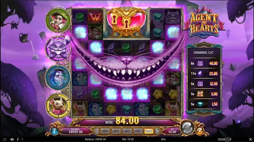Agent of Hearts slot screenshot 5