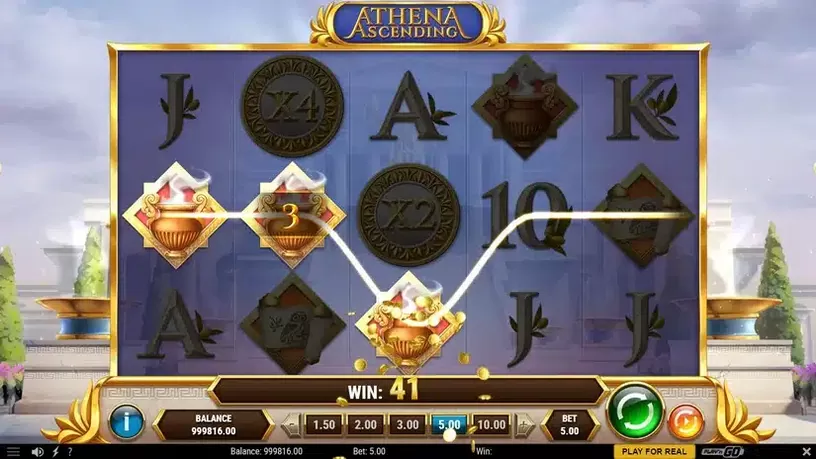 Athena Ascending slot screenshot 3