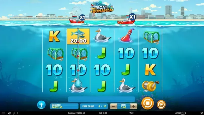 Boat Bonanza slot screenshot 3