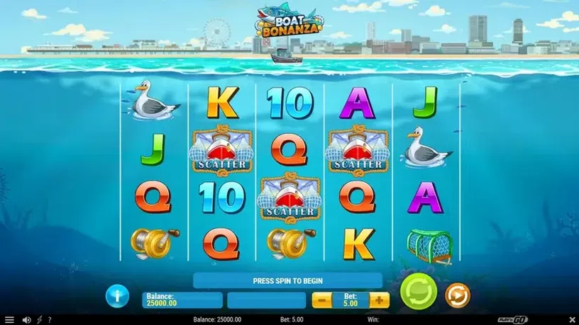 Boat Bonanza slot screenshot 1