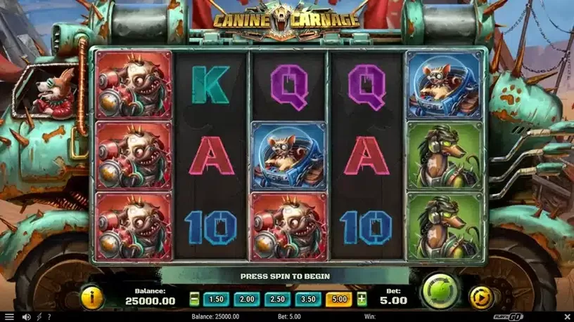 Canine Carnage slot screenshot 1