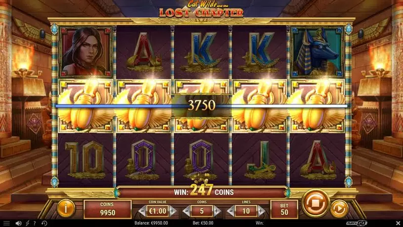Cat Wilde and the Lost Chapter slot screenshot 2