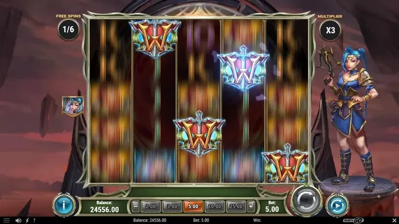 Champions of Mithrune slot screenshot 6
