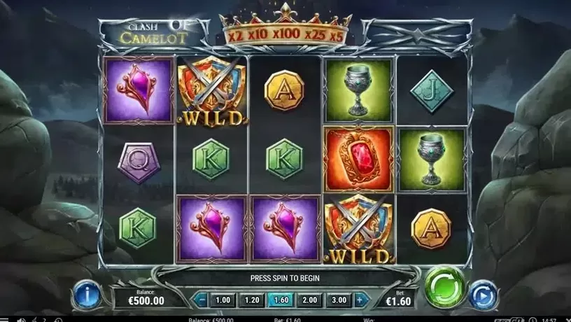 Clash of Camelot slot screenshot 7