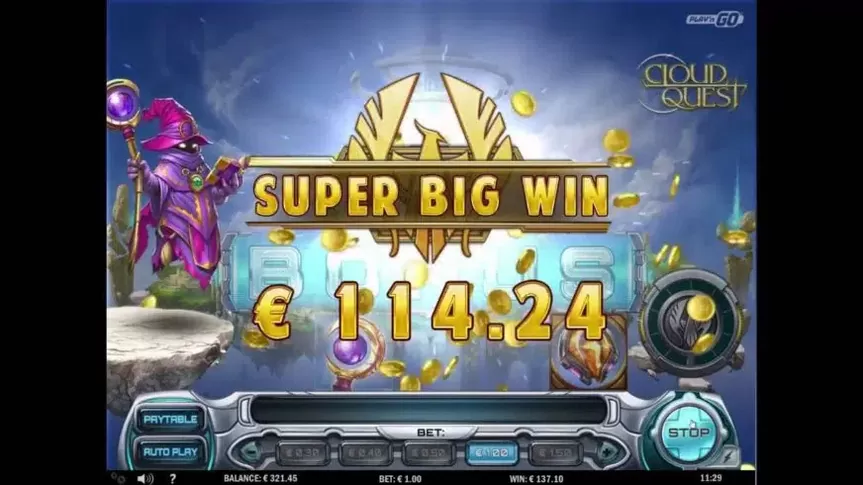 Cloud Quest slot screenshot 4