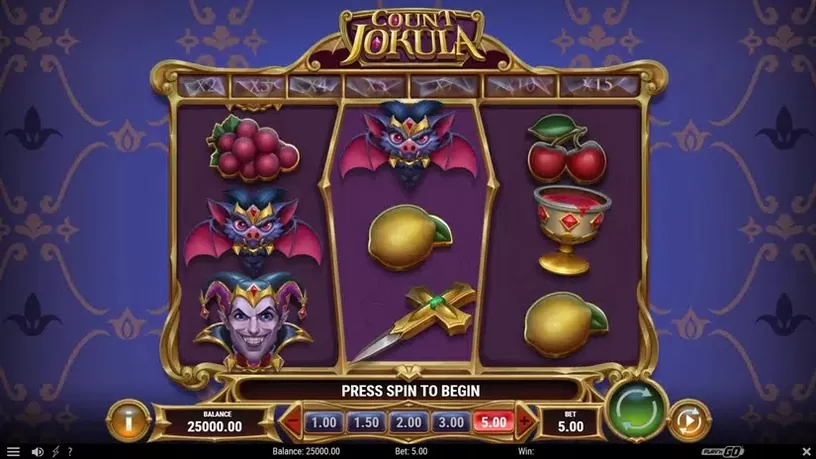 Count Jokula slot screenshot 1