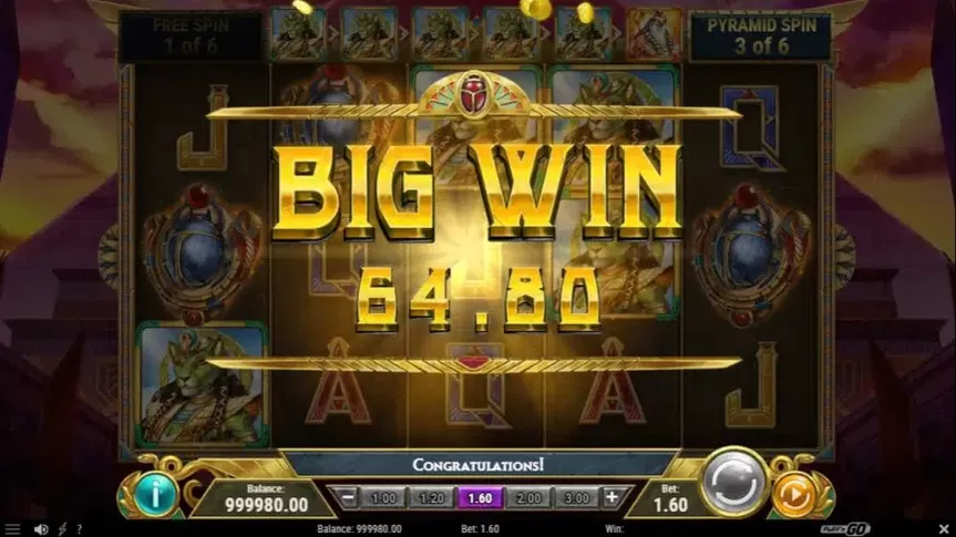 Dawn of Egypt slot screenshot 5