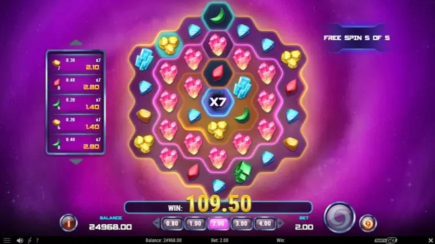 Diamond Vortex slot screenshot 6