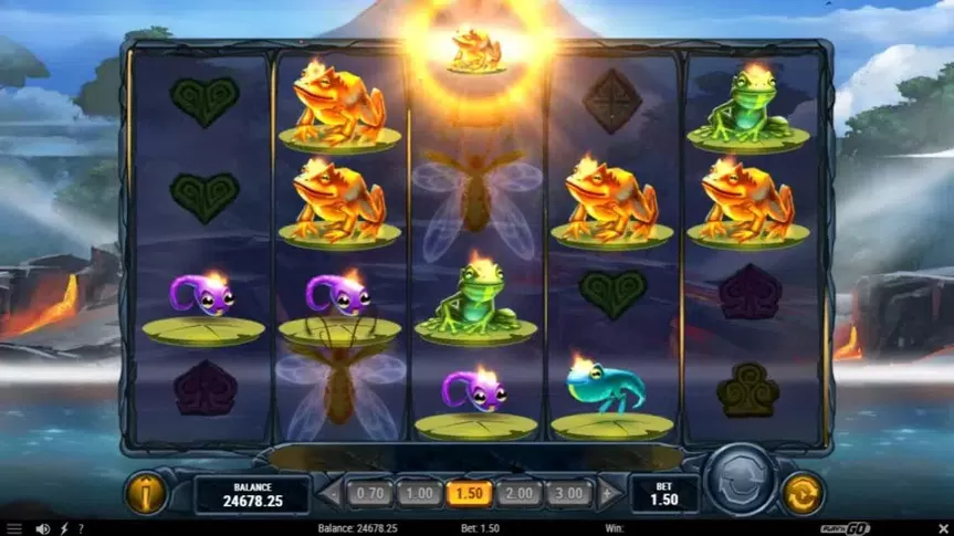 Fire Toad slot screenshot 3