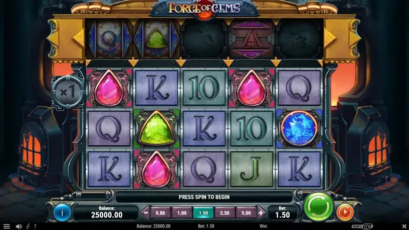 Forge of Gems slot screenshot 1