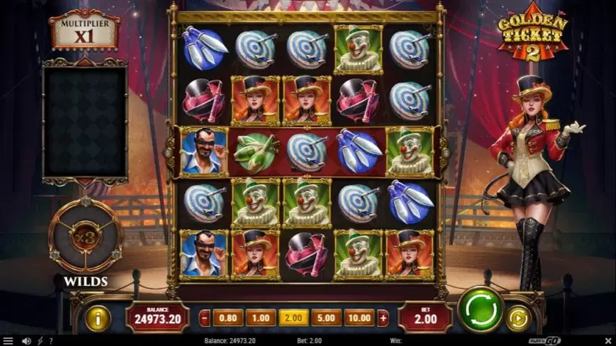 Golden Ticket 2 slot screenshot 1