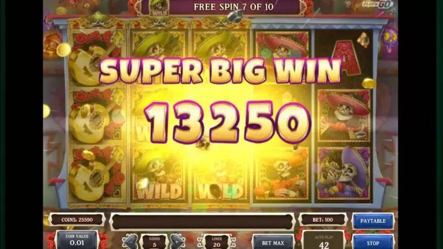 Grim Muerto slot screenshot 1