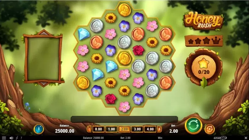 Honey Rush slot screenshot 1