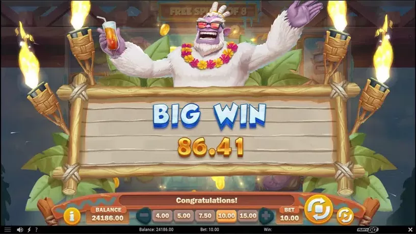 Hotel Yeti-Way slot screenshot 5