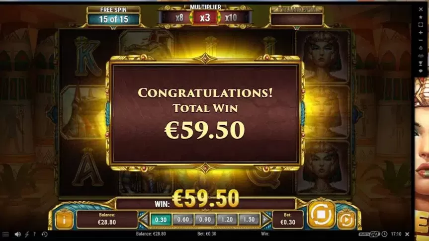 Legacy of Egypt slot screenshot 3