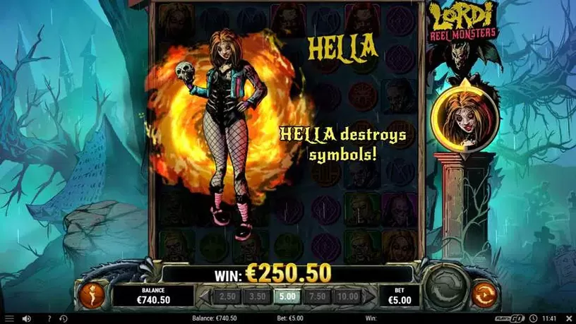 Lordi Reel Monsters slot screenshot 3