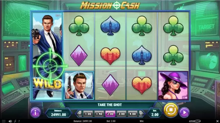 Mission Cash slot screenshot 2