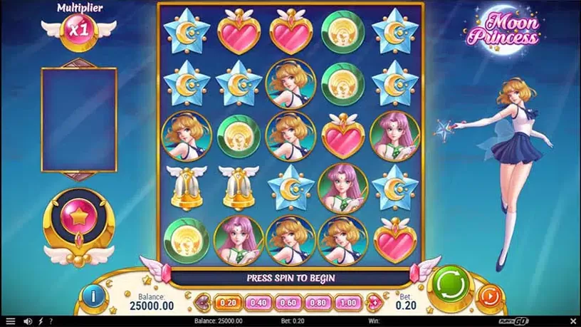Moon Princess slot screenshot 1